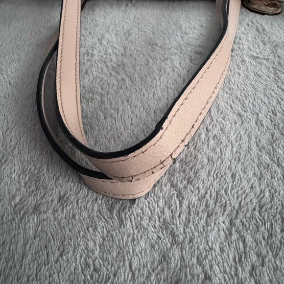 Michael Kors Monogrammed Gray and Cream Tote - Picture 7 of 8